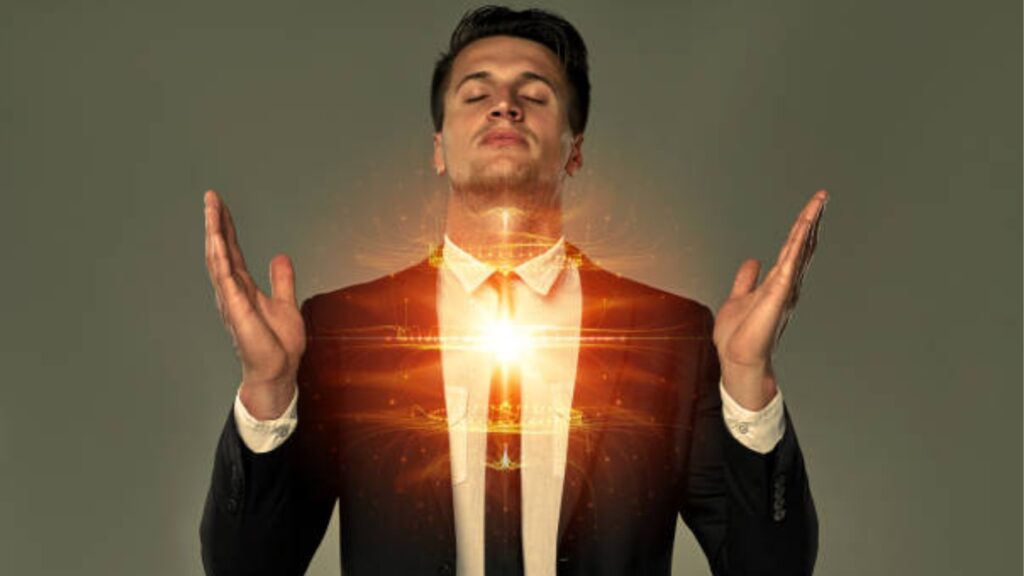 Man embracing self-mastery as the foundation of becoming a conscious king